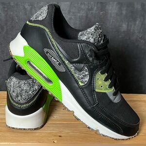 Nike Air Max 90 M2Z2 Recycled Wool Pack - Size 12 - Black Electric Green
